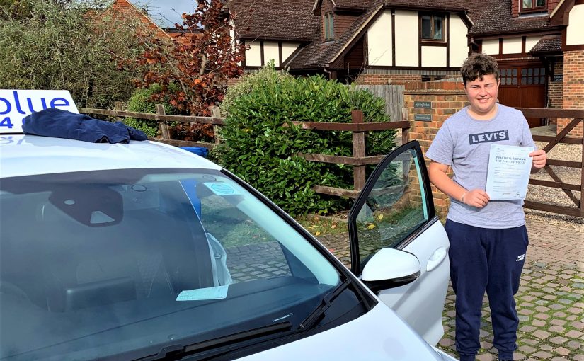 Driving Test Pass for George Sadler of Fifield