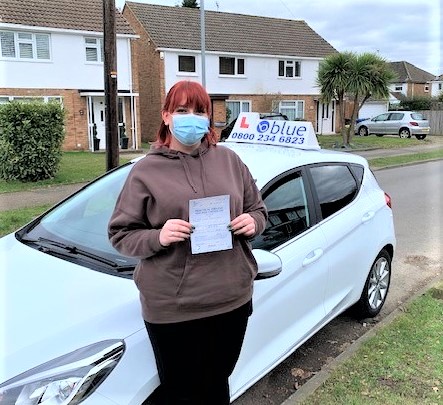 Driving Test Pass for Katie Dibley of Old Windsor
