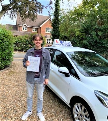 Driving Test Pass for Ollie Casale of Windsor Berkshire