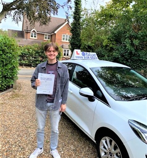 Driving Test Pass for Ollie Casale of Windsor Berkshire