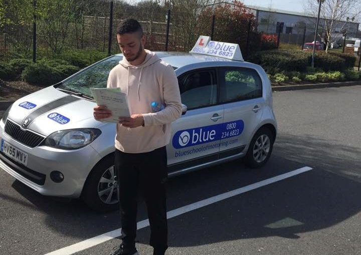 Driving Test Pass in Farnborough for Luke White of Hampshire