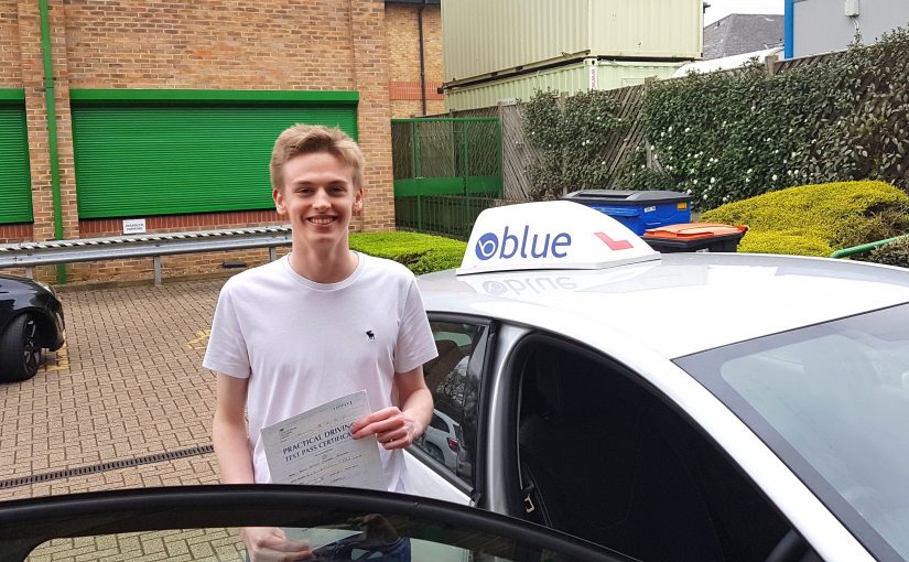 Driving Test Zero Faults for James Barnard