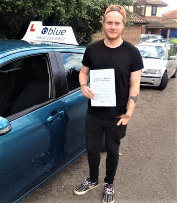 Driving Test pass for Chris Watts