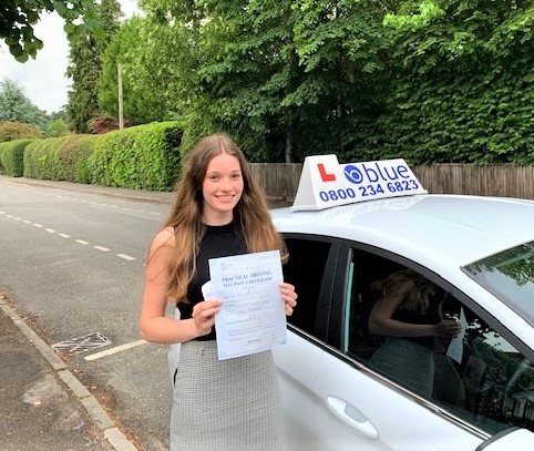 Driving Test pass for Emily Myers of Sunningdale Berkshire