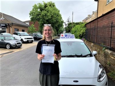 Driving Test pass for Trixie Thurner of Datchet