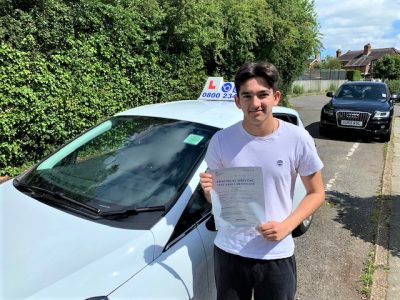 Egham driving test pass for Joe McGuinness