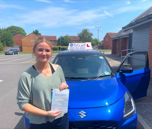 Ella K from Hilperton Passed Driving Test in Trowbridge Wiltshire