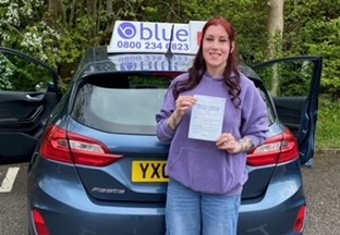 Ellie Smith Passed Driving test in Yeovil Somerset