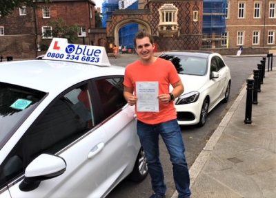 Eton Driving Lessons for Sebastian Stanga