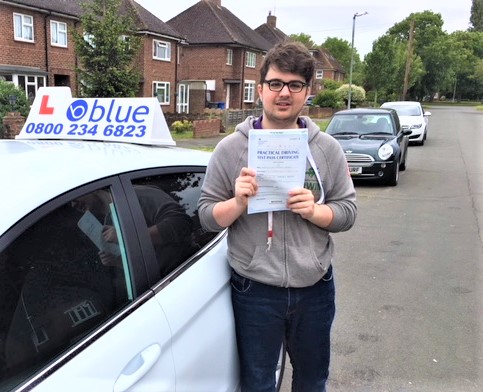 Eton Wick Driving Test for Harry Tarrant-Barton