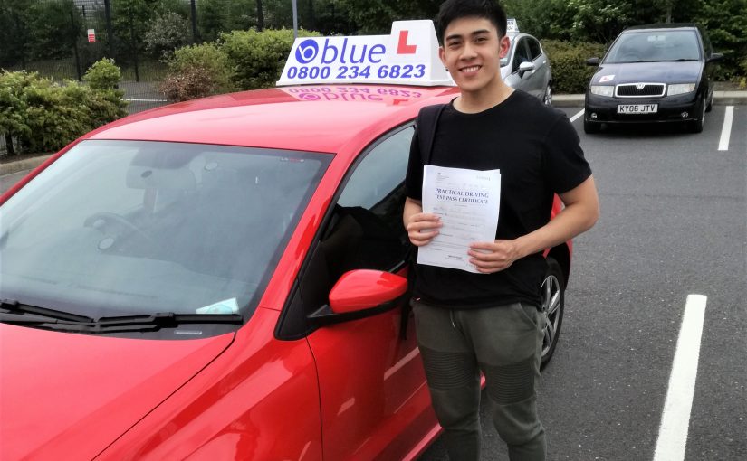 Farnborough Driving Test pass for Alvin Quinon