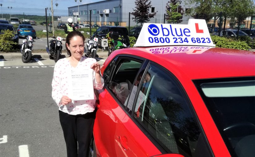 Kerry Bradshaw from Farnborough who passed her driving test