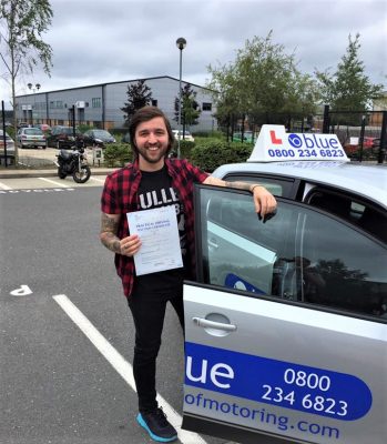 Farnborough Driving Test Pass for Aidan Duncombe