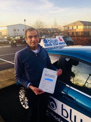 Farnborough Driving Test Pass for Ashraf