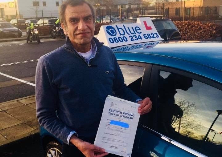 Congratulations to Ashraf who passed his driving test FIRST time