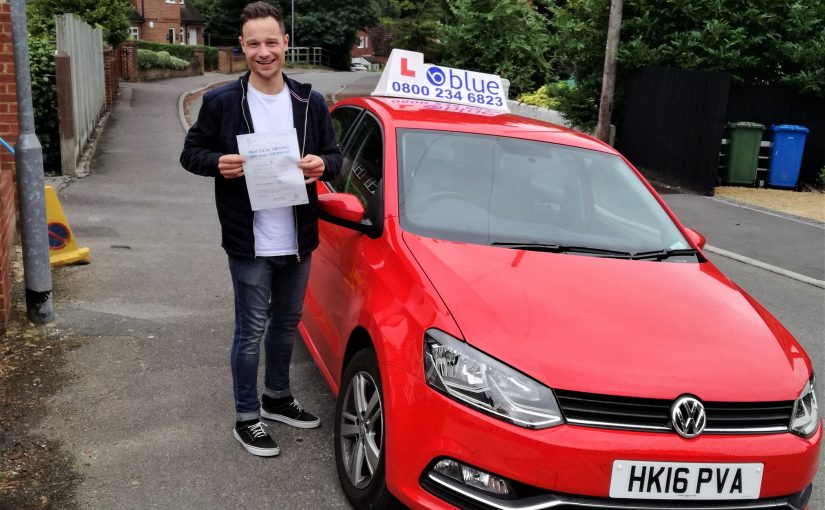 Congratulations to Ben Pratt of Farnborough who passed his driving test first time