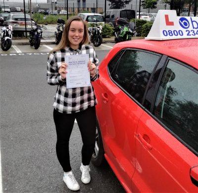 Farnborough-Driving-Test-Pass-for-Caitlin-Honeywood