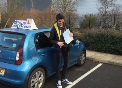 Farnborough Driving Test Pass for Charlie Brett