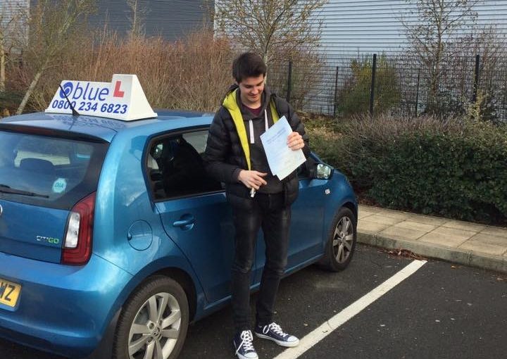 Farnborough Driving Test Pass for Charlie Brett