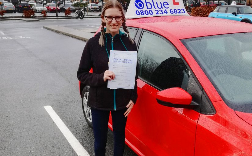 Congratulations to Ginta Penkauskate who passed her driving test first time in Farnborough