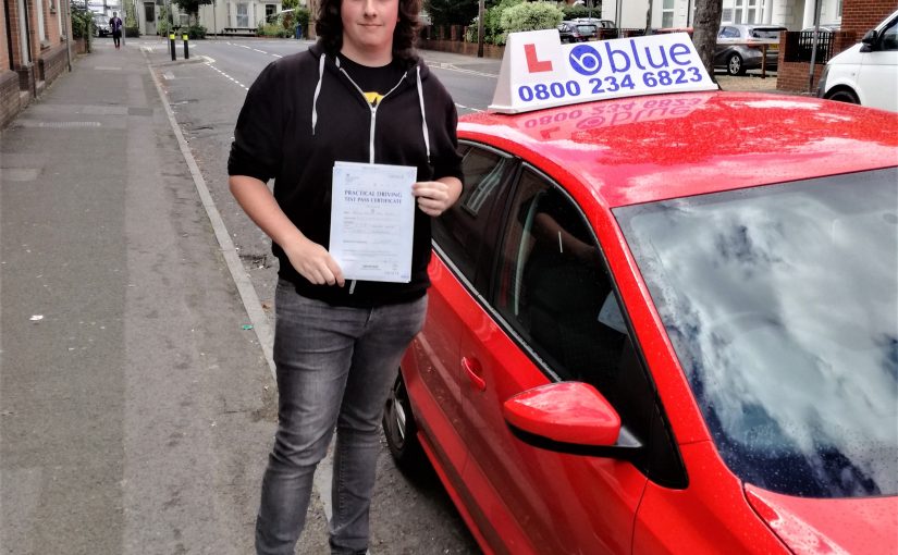 Driving Test Pass for Joshua Booth at Farnborough