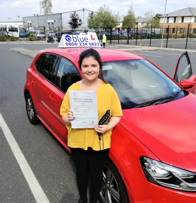 Farnborough-Driving-Test-Pass-for-Katie-Beard