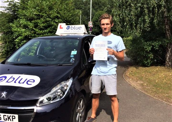 Congratulations to Marcus Young on passing his driving test in Farnborough