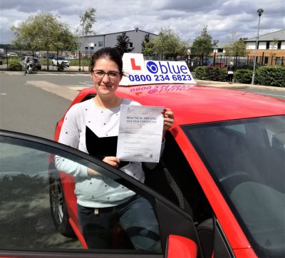 Farnborough-Driving-Test-Pass-for-Marta-George-Maryn