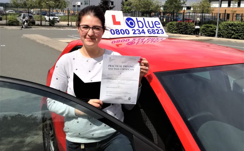 Congratulations to Marta George Maryn who passed her driving test today at Farnborough first time