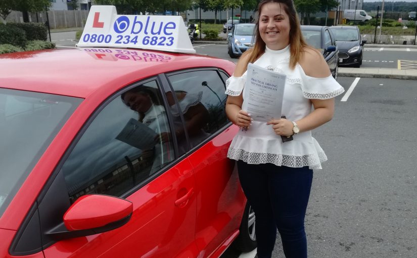 Farnborough Driving Test Pass for Martine Loveridge