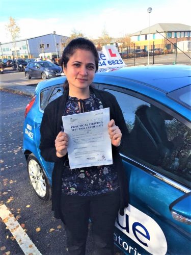 Farnborough Driving Test Pass for Prajakta