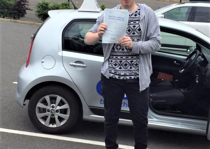 Richard Ebel from Bracknell who passed Driving Test in Farnborough
