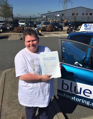 Farnborough Driving Test Pass for Susan