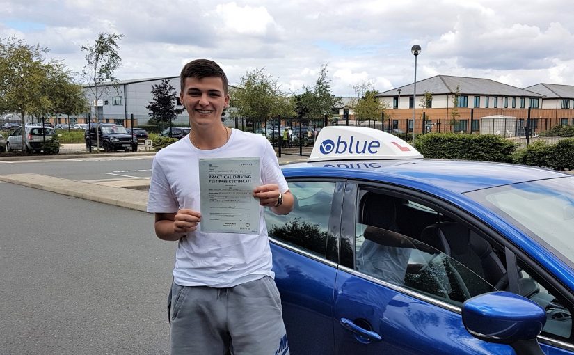 Taylor Rhodes passed driving test First Time in Farnborough