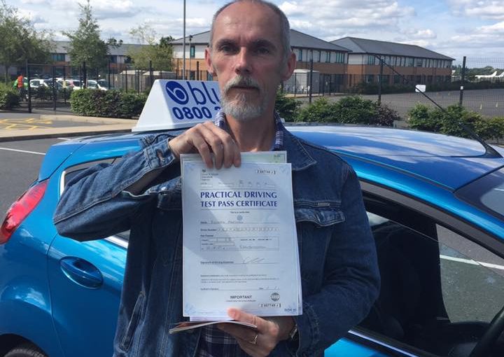 Congratulations to Richard who passed his driving test FIRST time in Farnborough