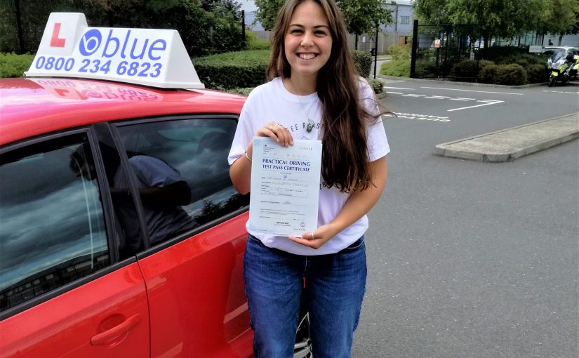 Farnborough Driving Test pass for Amaani Al-Azzawi