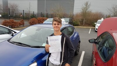 Farnborough Driving Test pass Ben harrison-badham