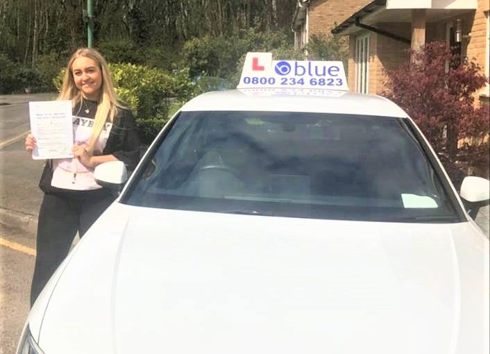 Farnborough Driving Test pass for Jasmine Doble