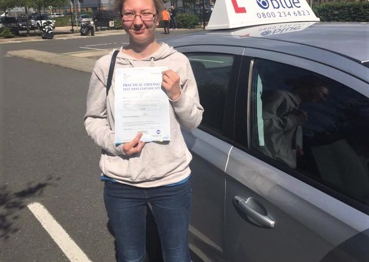Farnborough Driving Test pass for Kathleen FIRST time today with ZERO faults