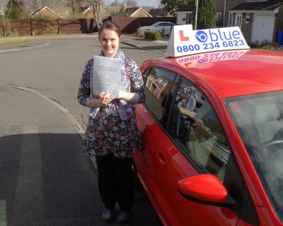 Farnborough-Driving-Test-pass-for-Lorna-Taylor
