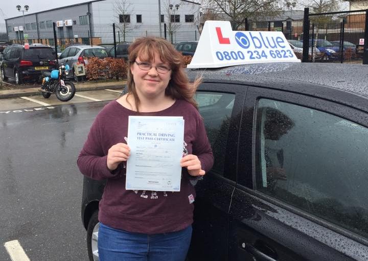 Farnborough Driving Test pass for Sophie