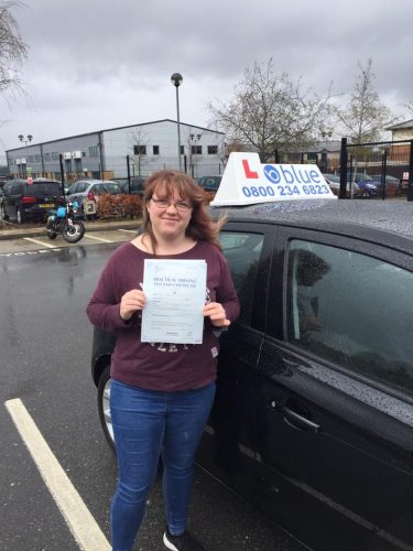 Farnborough Driving Test pass for Sophie