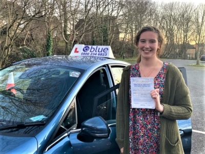 Felicity Holden Passed her Driving Test FIRST time in Yeovil Somerset