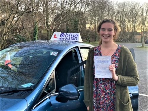 Felicity Holden Passed her Driving Test FIRST time in Yeovil, Somerset