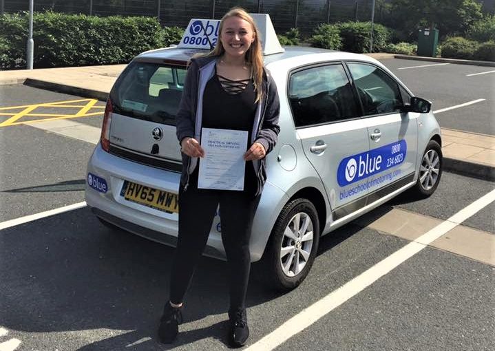 Loke Kershaw from Finchampstead who passed driving test first time in Farnborough