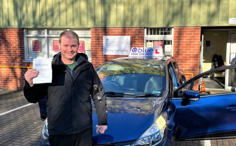 First Time Driving Test Pass for Matt Inglis of Trowbridge Wiltshire