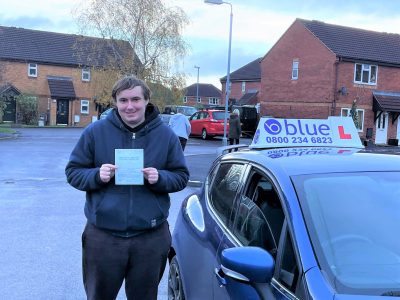 First Time Driving test pass for Dylan Scotchmer in Trowbridge Wiltshire