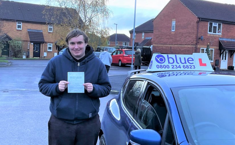 First Time Driving test pass for Dylan Scotchmer in Trowbridge Wiltshire