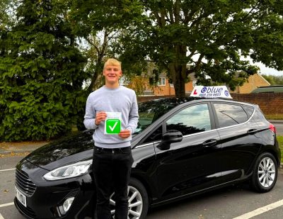 First-time Pass at Trowbridge Test Centre for Rowan B