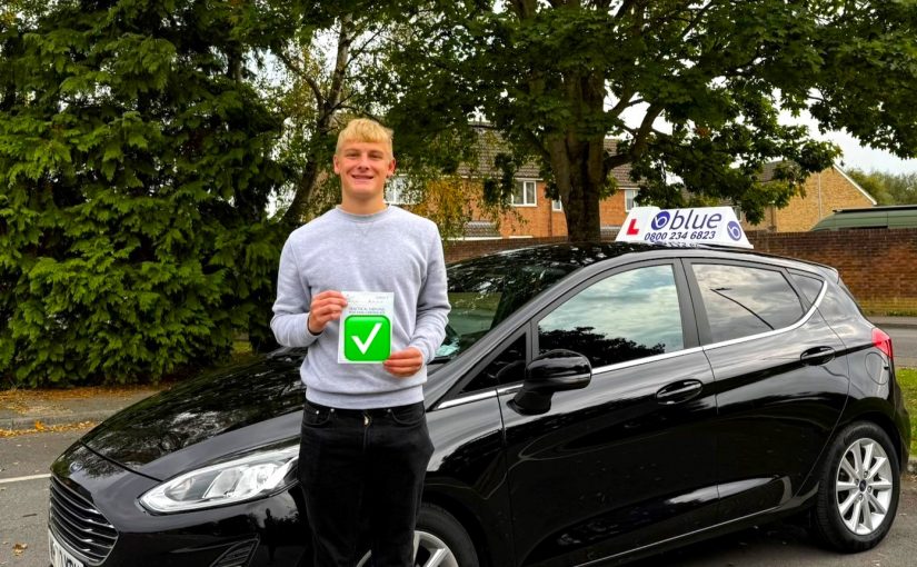 First-time Pass at Trowbridge Test Centre for Rowan B
